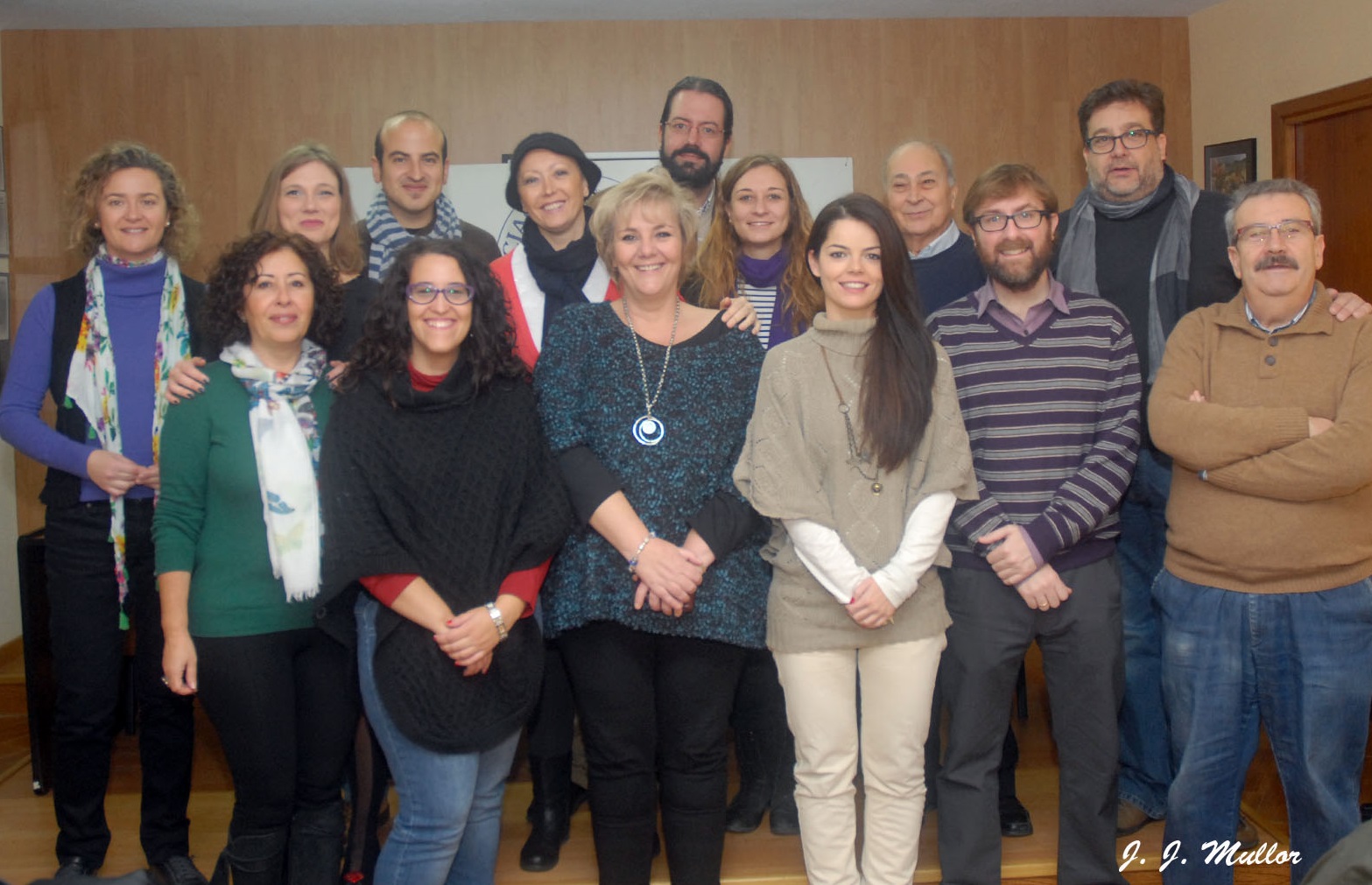 Nueva junta directiva de la AP-APAL. Foto: J.J. Mullor